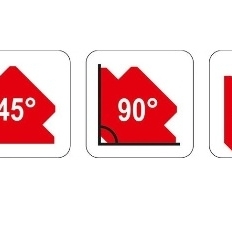 MATEWELD Hungary összeállító hegesztő mágnes 11kg 45°-90°-135° (kicsi)