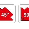 MATEWELD Hungary összeállító hegesztő mágnes 33kg 45°-90°-135° (nagy)
