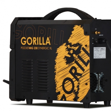 IWELD GORILLA POCKETMIG 230 (220A) Synergic XL hegesztő inverter csomagban