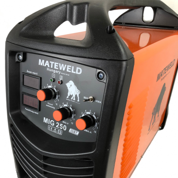MATEWELD Hungary Buffalo Power™ MIG-250 inverteres co hegesztő csomagban