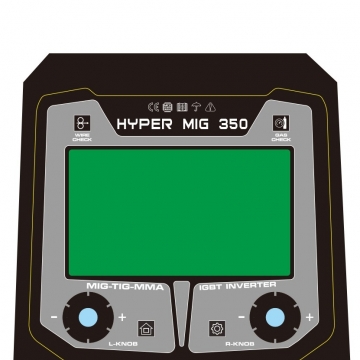 ALFAWELD HYPER MIG 350A/400V LCD SYNERGIC INVERTERES HEGESZTŐGÉP