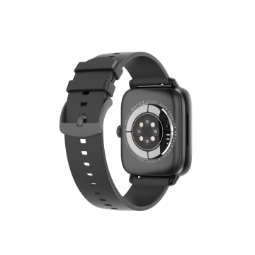 Wear Pro Lumeo EKG Okosóra - Fekete, Cserélhető Fekete szilikon szíjjal