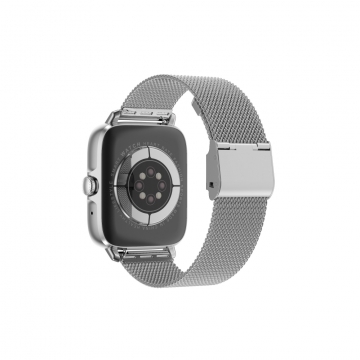 Wear Pro Lumeo EKG Okosóra - Silver, Cserélhető Fém szíjjal