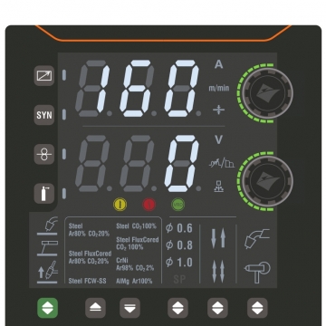 Jasic EVO20 MIG160 (N2S12) LiftTIG Synergic LCD inverteres hegesztőgép 