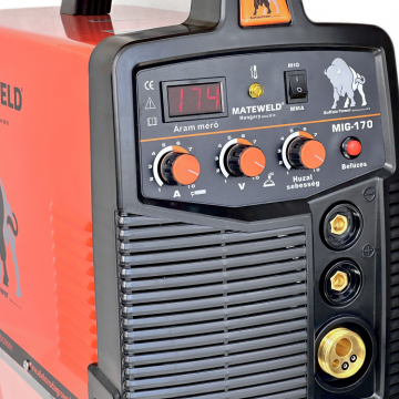 MATEWELD Hungary Buffalo Power™ MIG-170 inverteres co hegesztőgép teljes csomagban