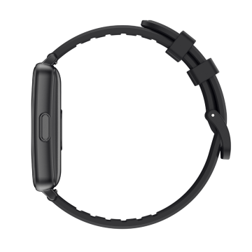 FitMate™ P57 Okoskarkötő- Fekete, Fekete Szilikon szíjjal