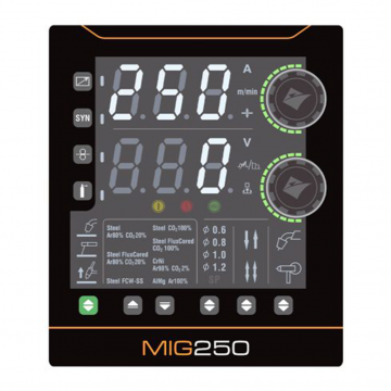 Jasic EVO20 MIG250 (N2S82) LiftTIG Synergic LCD inverteres hegesztőgép