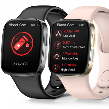  FitMate™ Zenox EKG okosóra-Páros ajánlat, Arany- Fekete 