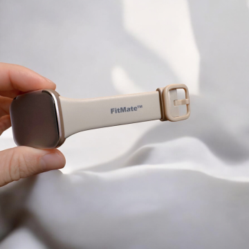 FitMate™ Q23 - Rosegold, Bézs Cserélhető Szilikon szíjjal