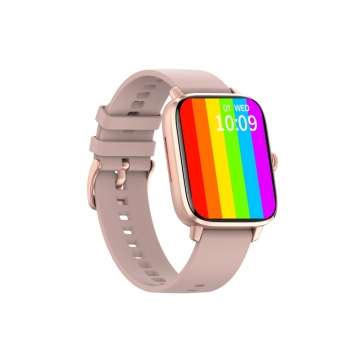  Wear Pro Lumeo EKG Okosóra - Rose Gold, Cserélhető Rózsaszín szilikon szíjjal/OUTLET TERMÉK