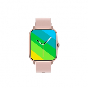  Wear Pro Lumeo EKG Okosóra - Rose Gold, Cserélhető Rózsaszín szilikon szíjjal/OUTLET TERMÉK