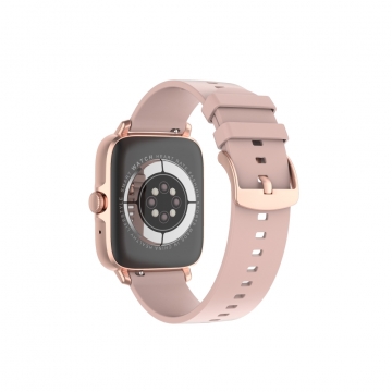  Wear Pro Lumeo EKG Okosóra - Rose Gold, Cserélhető Rózsaszín szilikon szíjjal/OUTLET TERMÉK