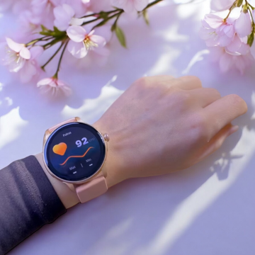 Aberto Lirox Rosegold okosóra- Rózsaszín szilikon szíjjal