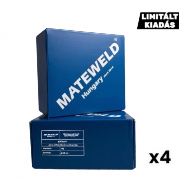 MATEWELD Hungary hegesztő huzal rezezett acél (SG2) 0,8mm 1kg (100mm) - 4db