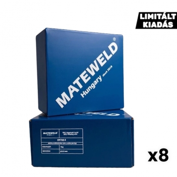 MATEWELD Hungary hegesztő huzal rezezett acél (SG2) 0,8mm 1kg (100mm) - 8db