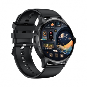 Aberto Vortex Fekete okosóra- Fekete szilikon szíjjal