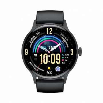 Aberto Vortex Fekete okosóra- Fekete szilikon szíjjal