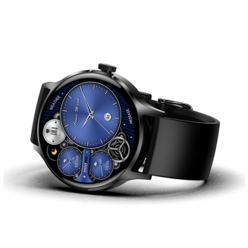 Aberto Vortex Fekete okosóra- Fekete szilikon szíjjal