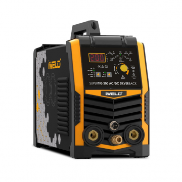 IWELD GORILLA SUPERTIG 200 AC/DC SILVERBACK hegesztő inverter csomagban