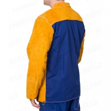 Hegesztőkabát hasított tehén Weldas 44-2530XL/P 86cm hosszú