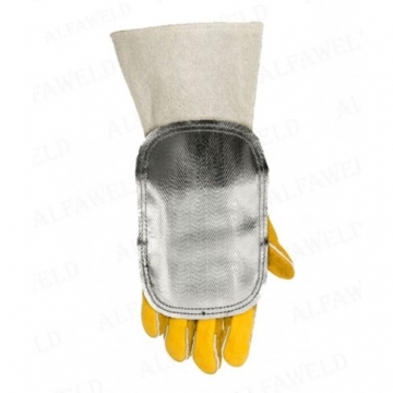 Üvegszálas kézvédő bőr háttal WELDAS 44-3008LB