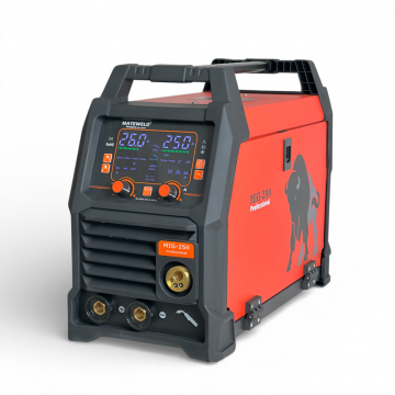MATEWELD Hungary Buffalo Power™ MIG-250 inverteres co hegesztő teljes csomagban