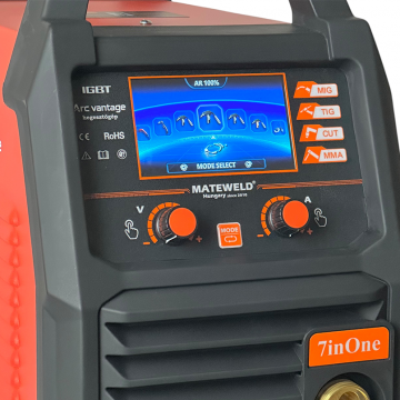 MATEWELD Hungary Buffalo Power ArcVantage 7inOne - 250 A multifunkcionális hegesztő és plazmavágógép teljes csomagban