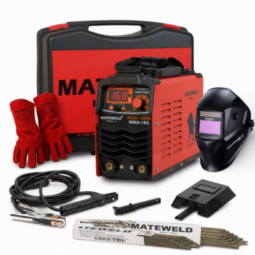 MATEWELD Hungary Buffalo Power™ MMA 160 inverteres hegesztő + Lift Tig funkció, Kofferrel, csomagban