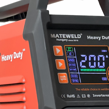 MATEWELD Hungary Buffalo Power™ Heavy Duty 200 inverteres hegesztő + Lift-Tig funkció teljes csomagban