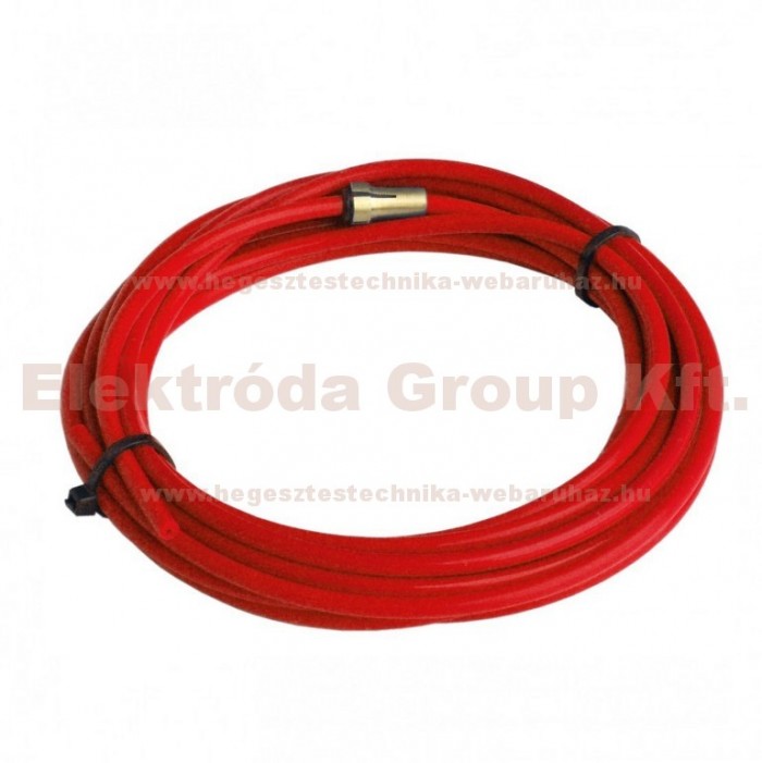 Huzalvezető teflon 4m piros 1,0-1,2mm