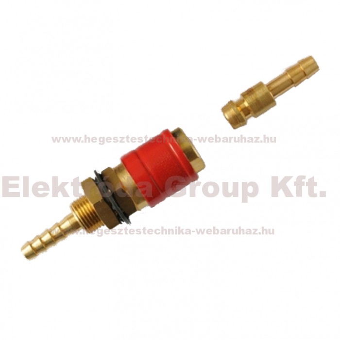 Víz gyorscsatlakozó piros - Elektróda Group KFt.