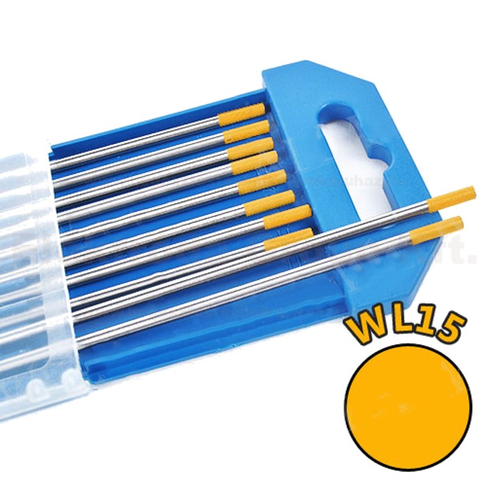 Wolfram elektróda WL15 arany - Ø 2.4 x 175 mm - 10 db