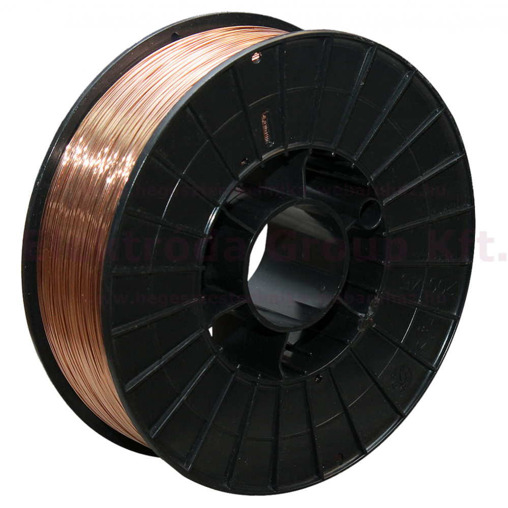 Hegesztő huzal rezezett acél (SG2) 1,0mm 5kg (200mm)