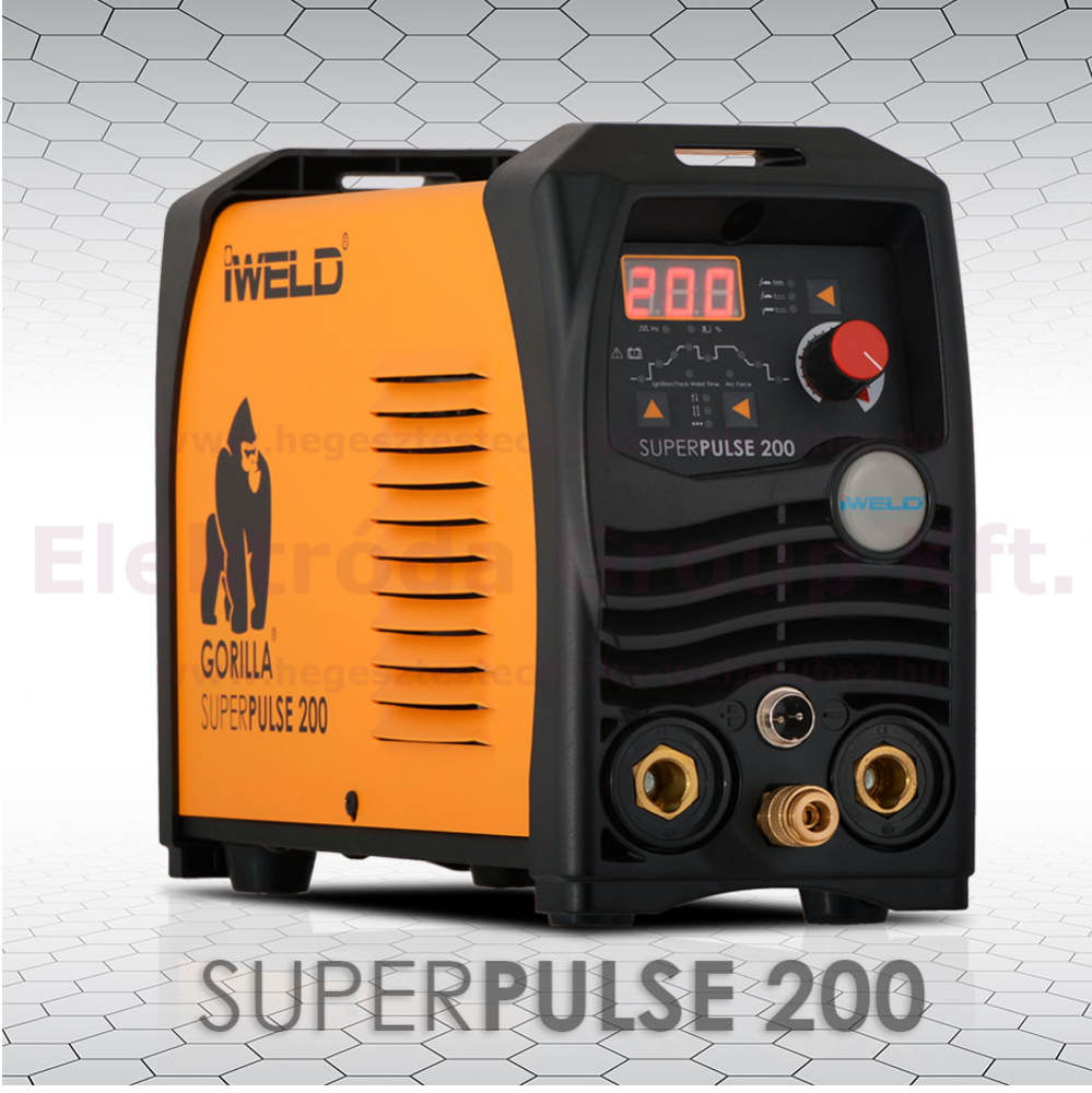 IWELD GORILLA SUPERPULSE 200 DC hegesztő inverter