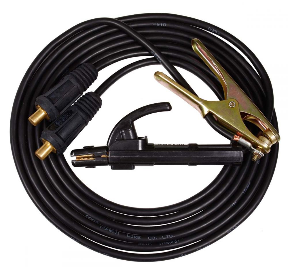 Elektródafogó készlet 2x3m (10-25), 16mm2