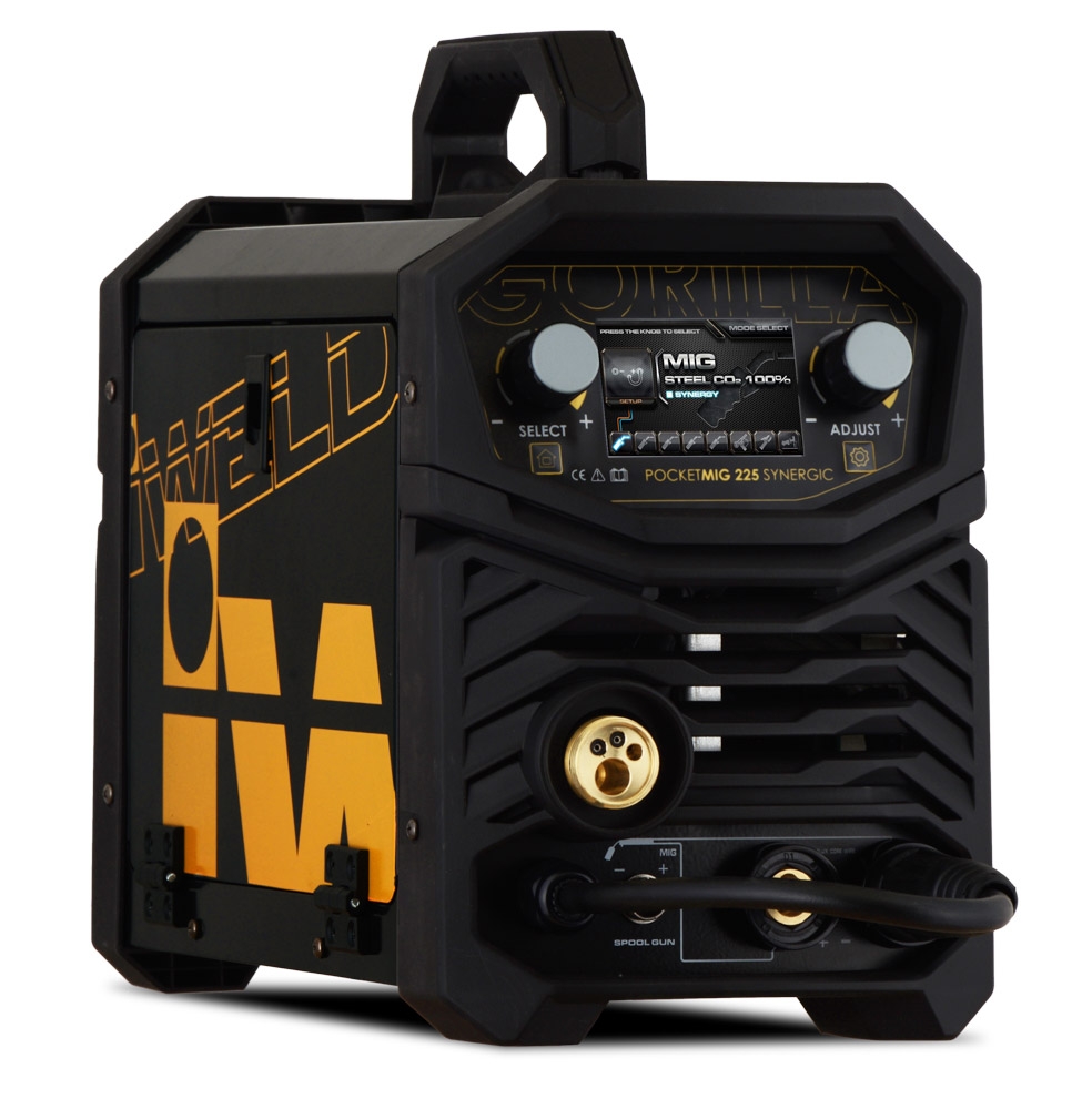 IWELD GORILLA POCKETMIG 225 (180A) Synergic hegesztő inverter