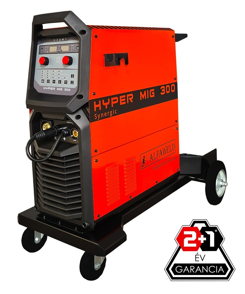 ALFAWELD HYPER MIG 300A/400V SYNERGIC INVERTERES HEGESZTŐGÉP