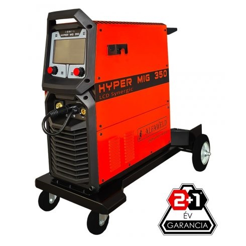 ALFAWELD HYPER MIG 350A/400V LCD SYNERGIC INVERTERES HEGESZTŐGÉP