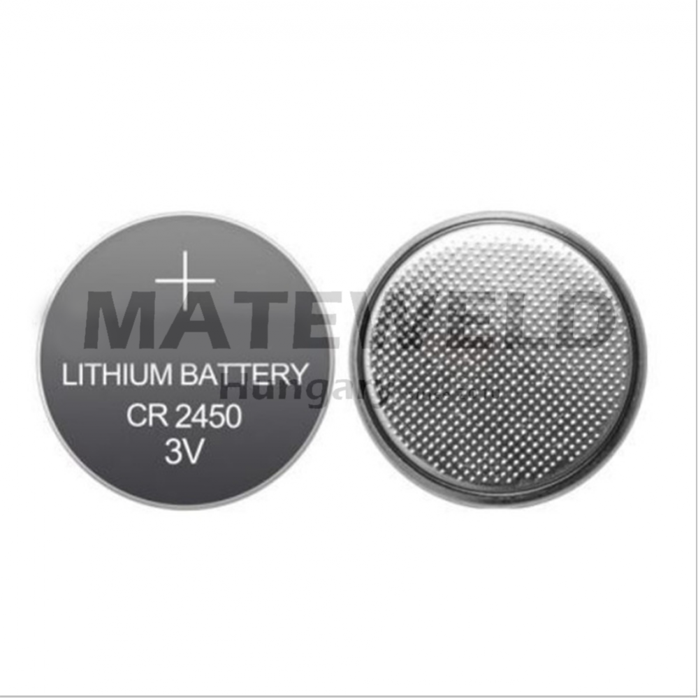 CR2450 3V Lítium gombelem - 2 db