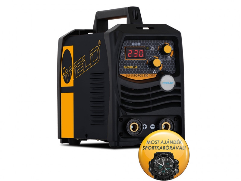 IWELD GORILLA SUPERFORCE 230 (215A) invereteres hegesztőgép