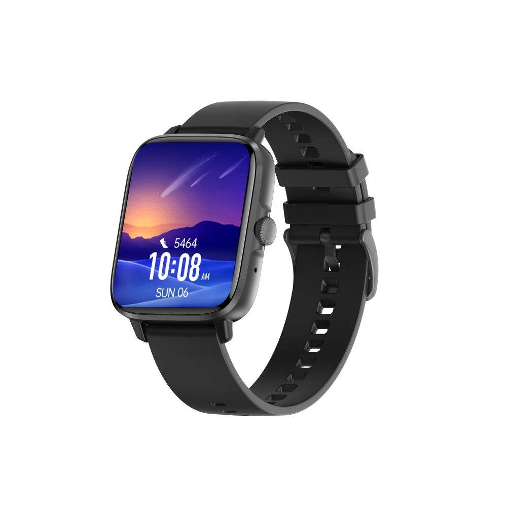 Wear Pro Lumeo EKG Okosóra - Fekete, Cserélhető Fekete szilikon szíjjal