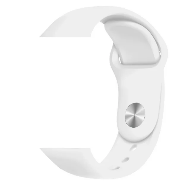 Apple watch fehér szilikon szíj 42/44/45/49mm