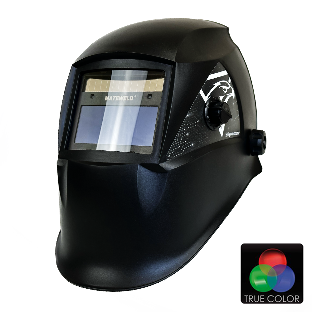 MATEWELD Hungary Sólyomszem™ S - 2 ívérzékelős - True Color automata hegesztő fejpajzs 
