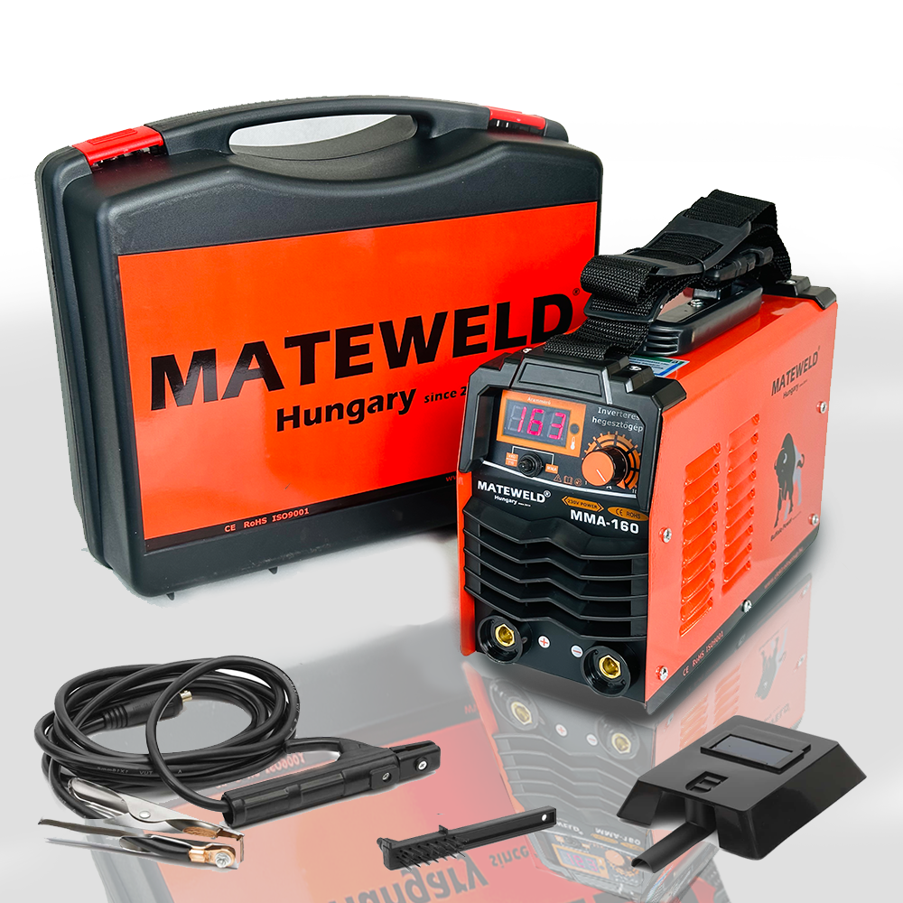MATEWELD Hungary Buffalo Power™ MMA 160 inverteres hegesztő + Lift Tig funkció, Kofferrel