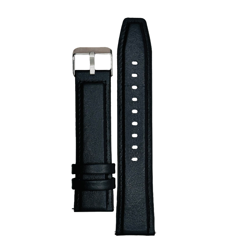 Cserélhető Hibrid Fekete pótszíj 22mm