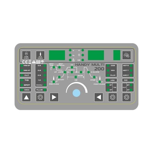 ALFAWELD HANDY MULTI 200 Synergic MIG/MAG-FLUX-SYN-MMA-HF TIG-Lift TIG ...