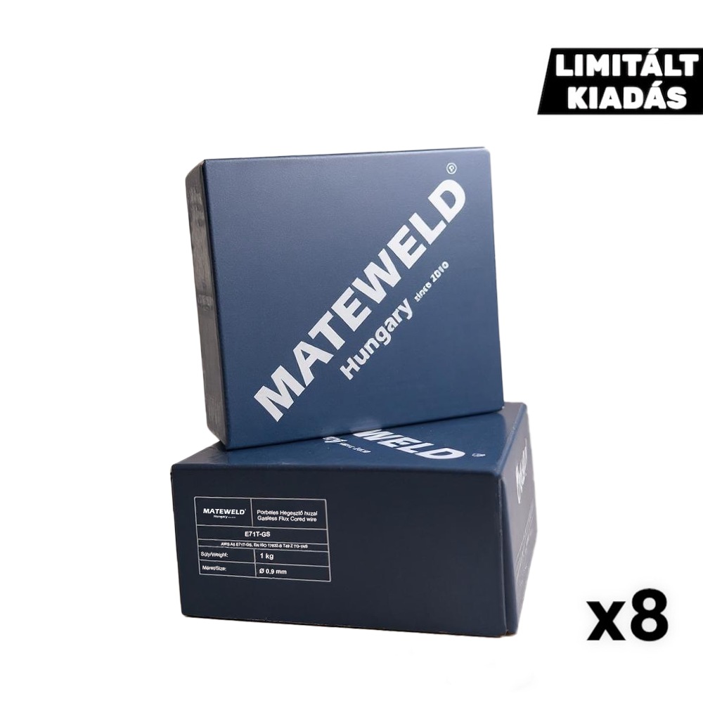 MATEWELD Hungary Porbeles hegesztő huzal önvédő 0,9mm 1 kg (100mm) - 8 db