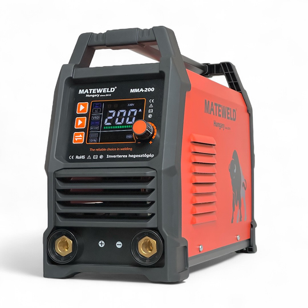 MATEWELD Hungary Buffalo Power™ MMA 200 Heavy Duty inverteres hegesztő + Lift-Tig funkció