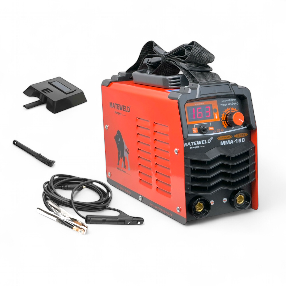 MATEWELD Hungary Buffalo Power™ MMA 160 inverteres hegesztő + Lift Tig funkció/OUTLET TERMÉK 