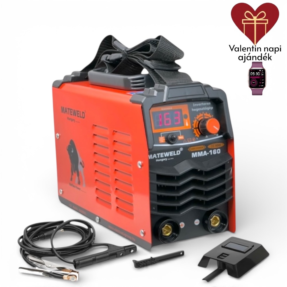 MATEWELD Hungary Buffalo Power™ MMA 160 inverteres hegesztő + Lift-Tig funkció